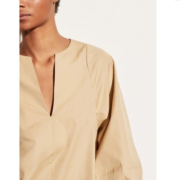 Vince Cream and Tan Blouse - Picture 2 of 11